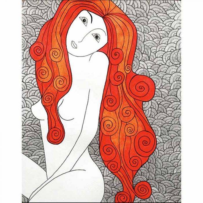 Nudo di rossa
