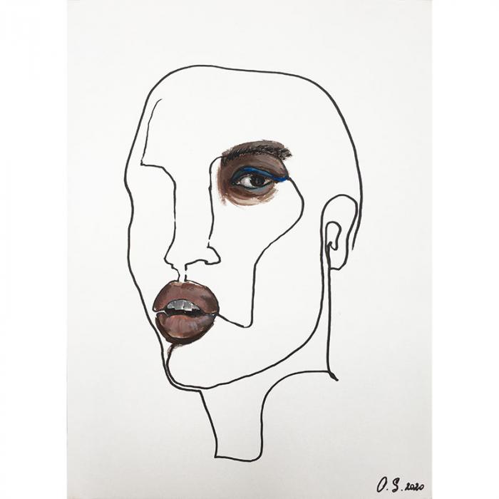 Lei three-Serie one line (Faces)