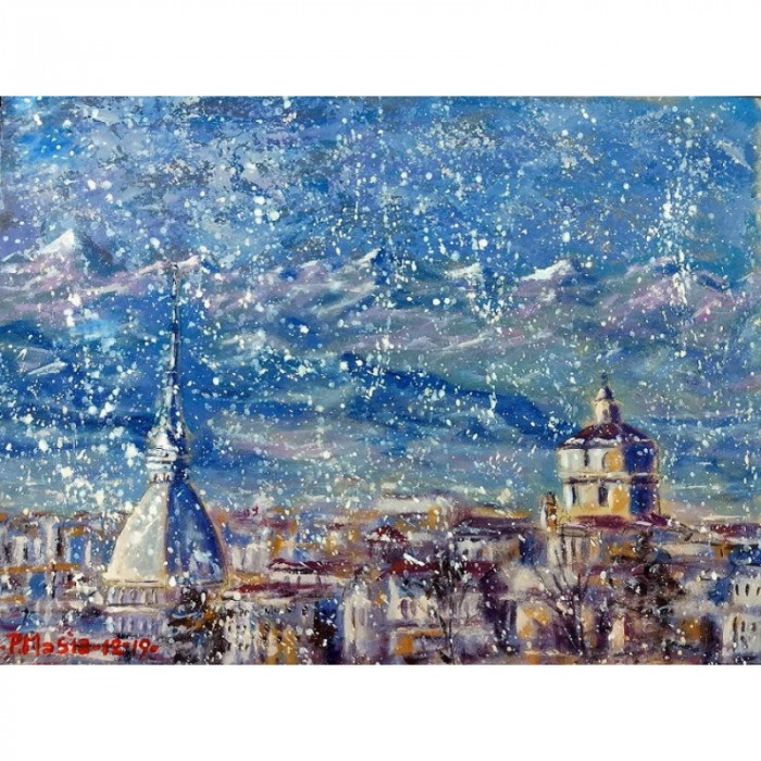 Prima neve a Torino