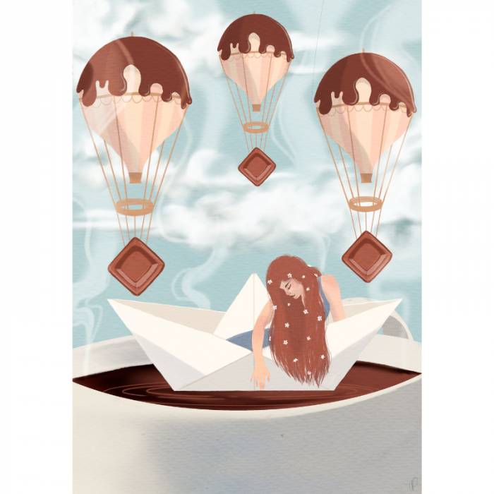Hot-chocolate balloons
