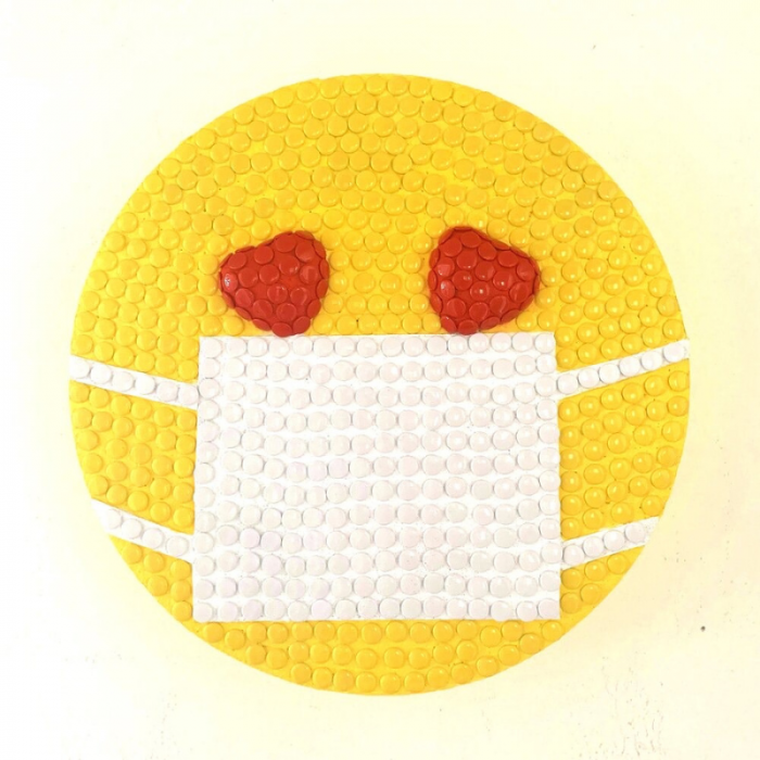 Heart eyes mask