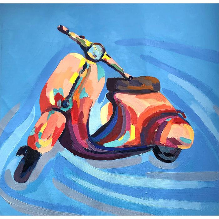 Vespone azzurra