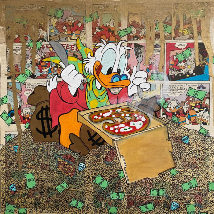 Pizza and money