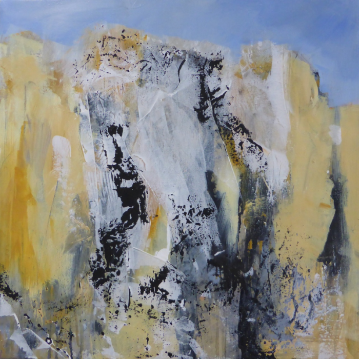 Dolomiti Tryptich 3, Static things may be caught in the very act of becoming