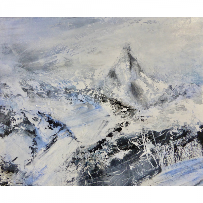 Il Cervino Rises from the Storm