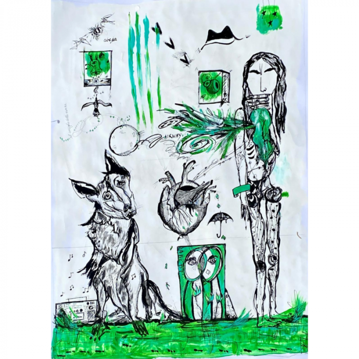 The Gilr and The Dog