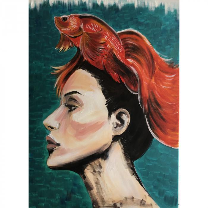 Donna con Pesce