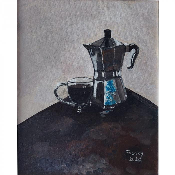 Caffè nero bollente