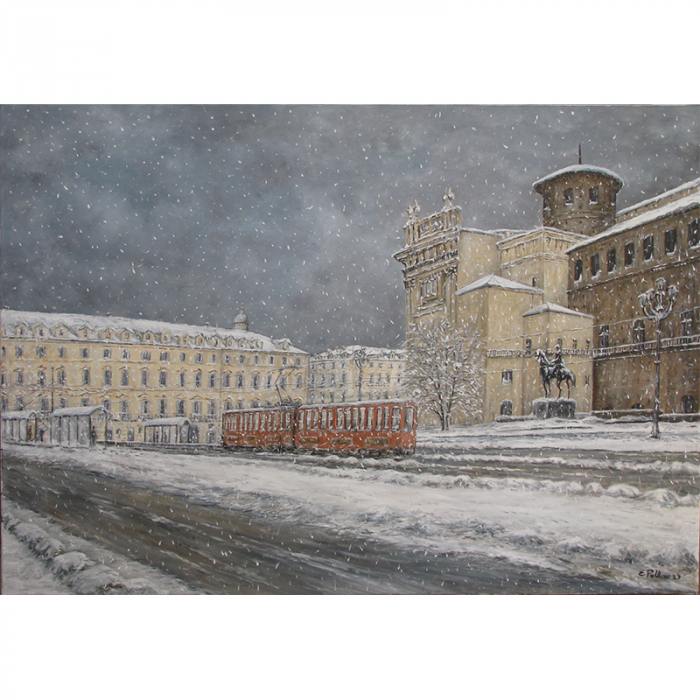 Il Tram a Piazza Castello