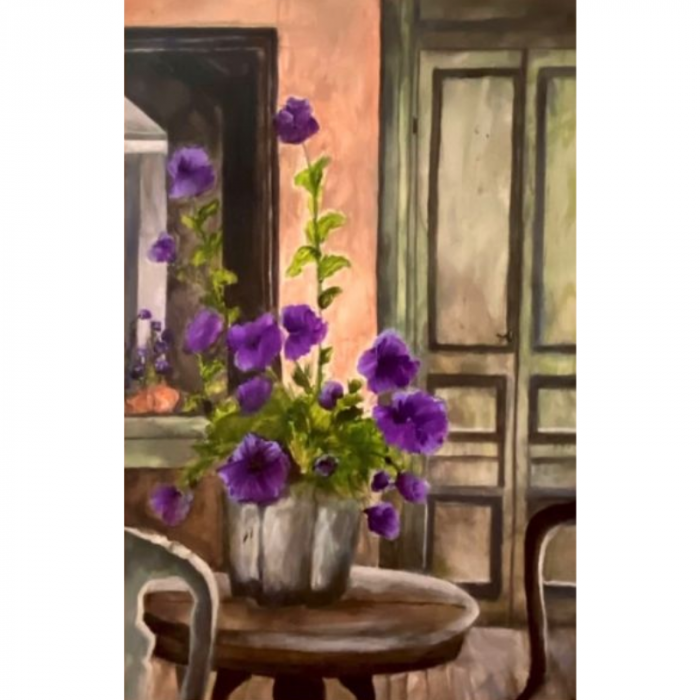 Il vado dei fiori viola