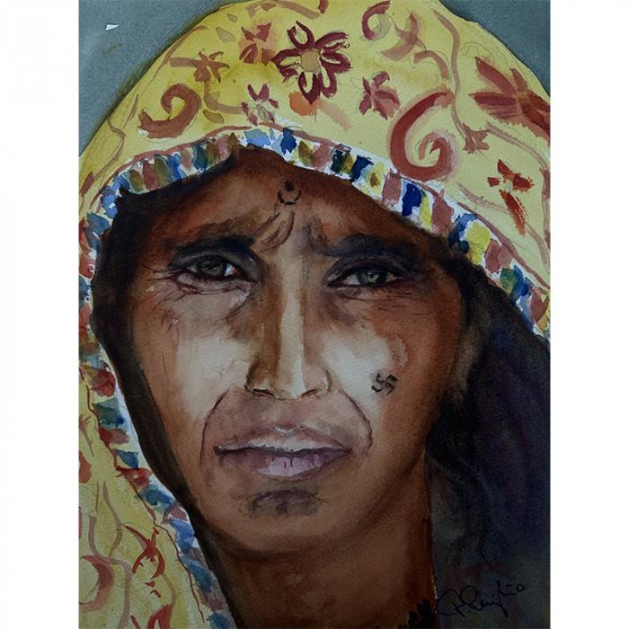 Volti dal mondo, donna del Gujarat
