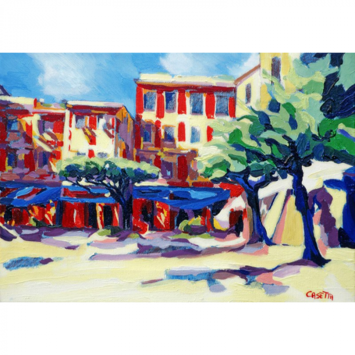 Piazzetta di Portofino - stampa su tela